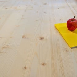 panneau 3 Plis Épicéa B/C+ vue du dessus