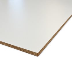 panneau Mélaminé Blanc 2800 x 2070 mm vue tranche