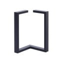 Pied de banc Triangle H.40cm - Noir