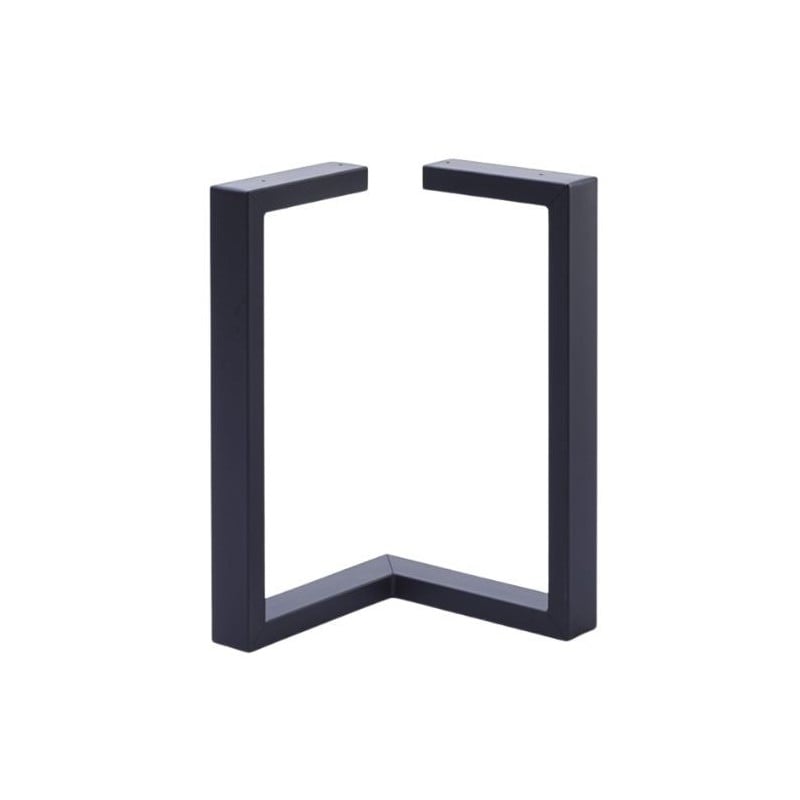 Pied de banc Triangle H.40cm - Noir