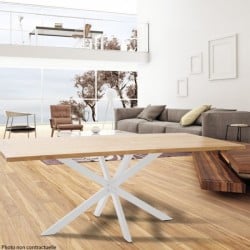 Pied de table Central croix - Grand modèle - 2 coloris