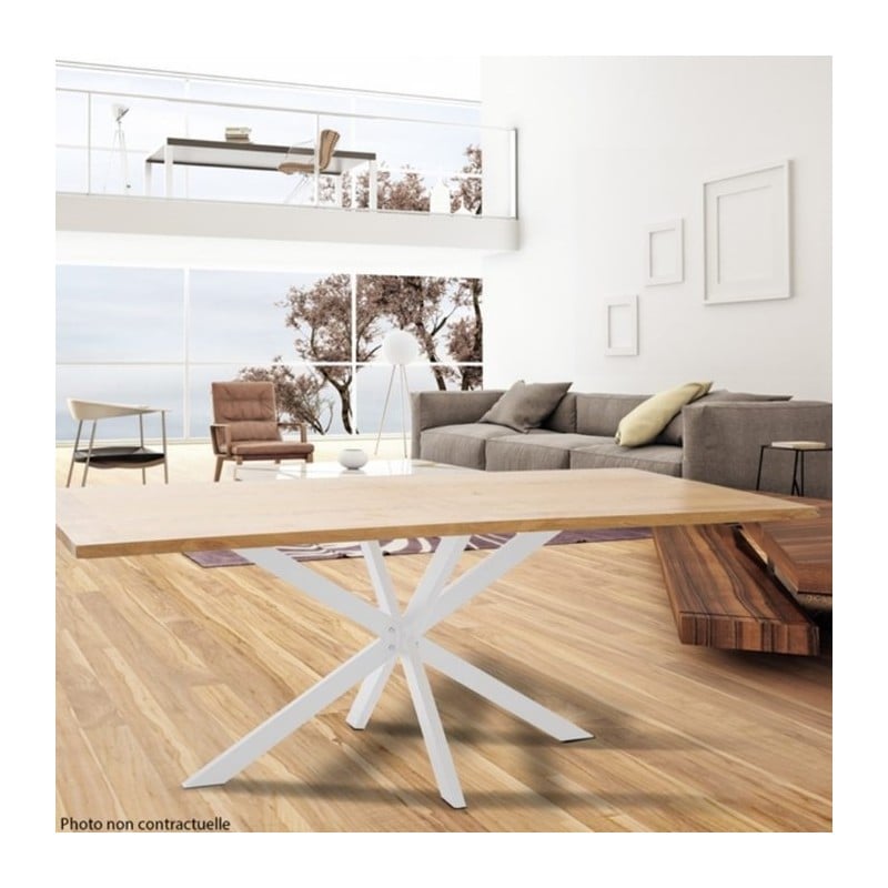 Pied de table Central croix - Grand modèle - 2 coloris