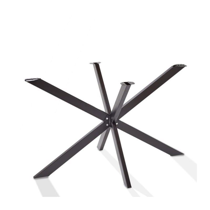 Pied de table Central croix - Grand modèle - coloris noir