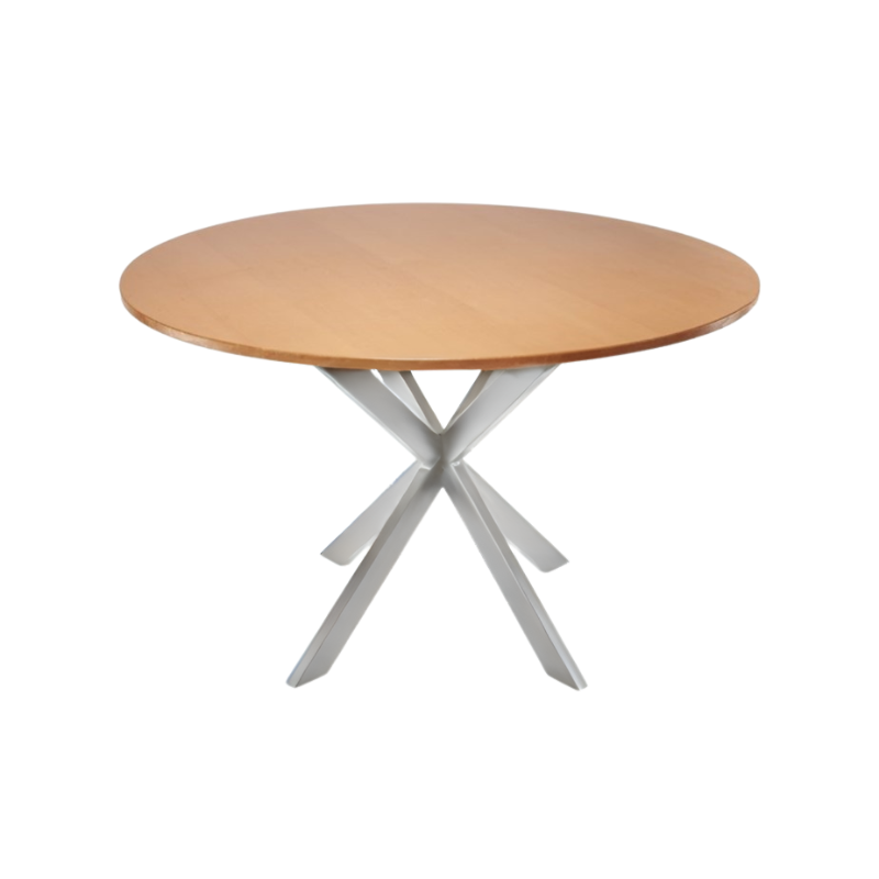 Pied de table Central croix blanc