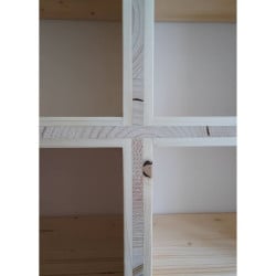 zoom sur la tranche d'un panneau 3 Plis Épicéa Extérieur 5000 x 2050 mm