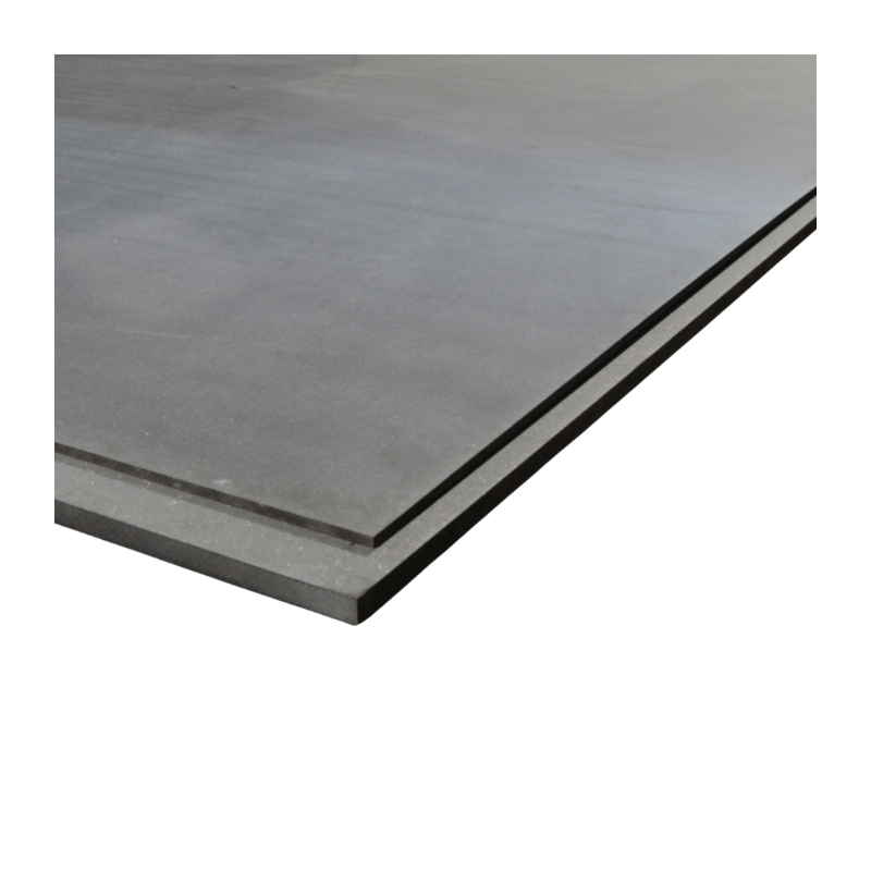 Découpes multiples dans un panneau MDF teinté masse Noir Valchromat 2440 x 1830 mm image en situation